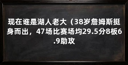 现在谁是湖人老大（38岁詹姆斯挺身而出，47场比赛场均29.5分8板6.9助攻