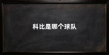 科比是哪个球队