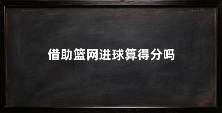 借助篮网进球算得分吗