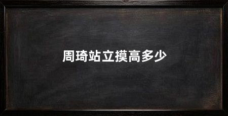 周琦站立摸高多少