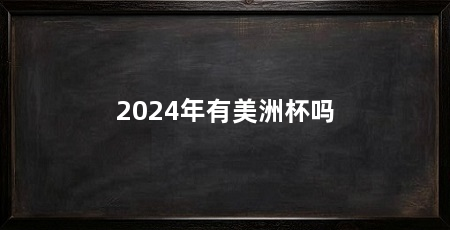 2024年有美洲杯吗