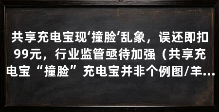 共享充电宝现‘撞脸’乱象，误还即扣99元，行业监管亟待加强（共享充电宝“撞脸”充电宝并非个例图/羊城晚报