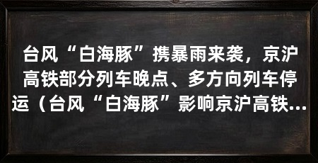 台风“白海豚”携暴雨来袭,京沪高铁部分列车晚点、多方向列车停运(台风“白海豚”影响京沪高铁部分列车临时停运铁路部门紧急调整