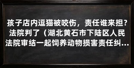 孩子店内逗猫被咬伤，责任谁来担？法院判了（湖北黄石市下陆区人民法院审结一起饲养动物损害责任纠纷案件