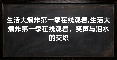 生活大爆炸第一季在线观看,生活大爆炸第一季在线观看,笑声与泪水的交织