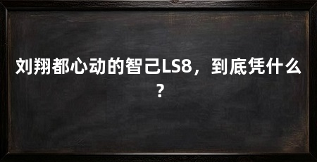 刘翔都心动的智己LS8，到底凭什么？