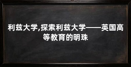 利兹大学,探索利兹大学——英国高等教育的明珠