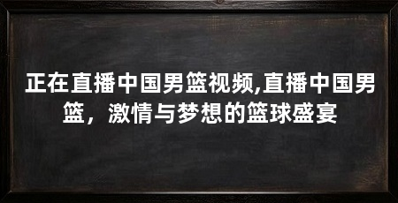 正在直播中国男篮视频,直播中国男篮，激情与梦想的篮球盛宴
