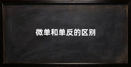 微单和单反的区别