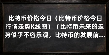 比特币价格今日(比特币价格今日行情走势K线图)(比特币未来的走势似乎不容乐观,比特币的发展前景良好