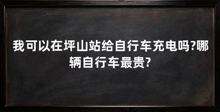 我可以在坪山站给自行车充电吗?哪辆自行车最贵?