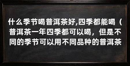 什么季节喝普洱茶好,四季都能喝(普洱茶一年四季都可以喝,但是不同的季节可以用不同品种的普洱茶