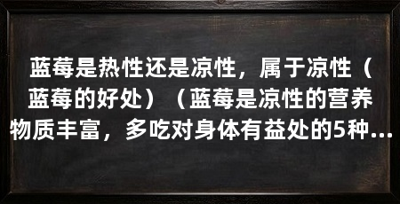 蓝莓是热性还是凉性,属于凉性(蓝莓的好处)(蓝莓是凉性的营养物质丰富,多吃对身体有益处的5种好处