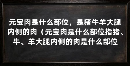 元宝肉是什么部位,是猪牛羊大腿内侧的肉(元宝肉是什么部位指猪、牛、羊大腿内侧的肉是什么部位