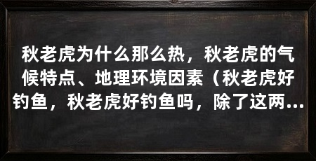 秋老虎为什么那么热,秋老虎的气候特点、地理环境因素(秋老虎好钓鱼,秋老虎好钓鱼吗,除了这两点以外,还有很多因素