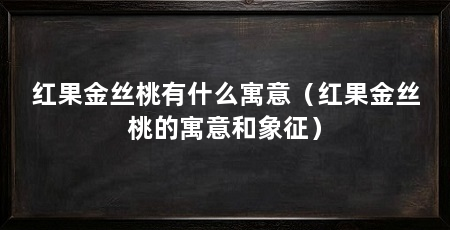 红果金丝桃有什么寓意(红果金丝桃的寓意和象征)