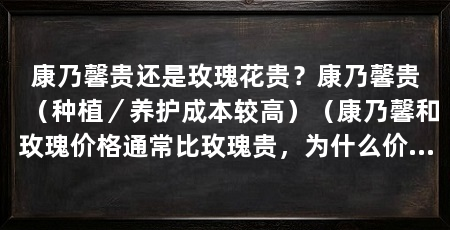 康乃馨贵还是玫瑰花贵？康乃馨贵（种植／养护成本较高）（康乃馨和玫瑰价格通常比玫瑰贵，为什么价格通常比玫瑰贵
