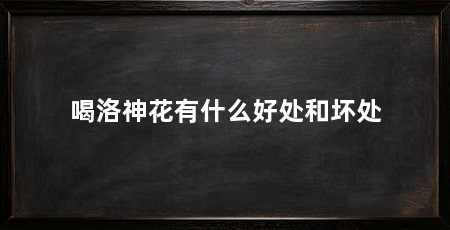 喝洛神花有什么好处和坏处