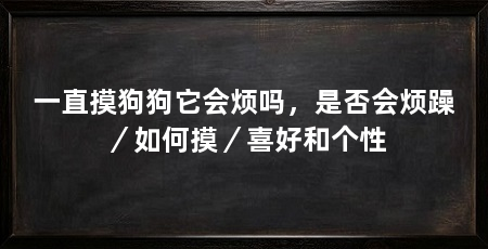 一直摸狗狗它会烦吗,是否会烦躁/如何摸/喜好和个性