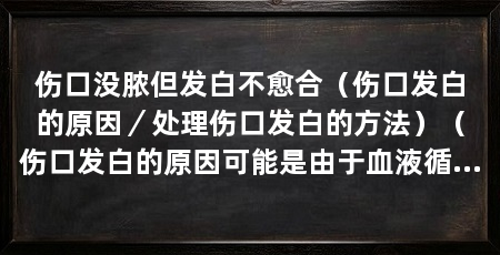 伤口没脓但发白不愈合（伤口发白的原因／处理伤口发白的方法）（伤口发白的原因可能是由于血液循环不畅或组织坏死引起的
