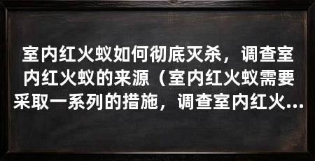室内红火蚁如何彻底灭杀,调查室内红火蚁的来源(室内红火蚁需要采取一系列的措施,调查室内红火蚁的来源