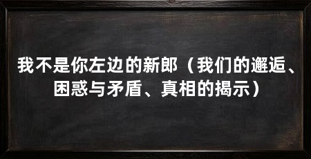 我不是你左边的新郎(我们的邂逅、困惑与矛盾、真相的揭示)