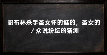 哥布林杀手圣女怀的谁的，圣女的／众说纷纭的猜测