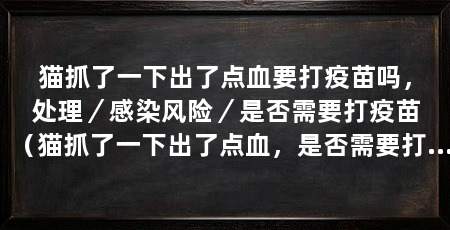 猫抓了一下出了点血要打疫苗吗，处理／感染风险／是否需要打疫苗（猫抓了一下出了点血，是否需要打疫苗，医生是否需要打破伤风疫苗