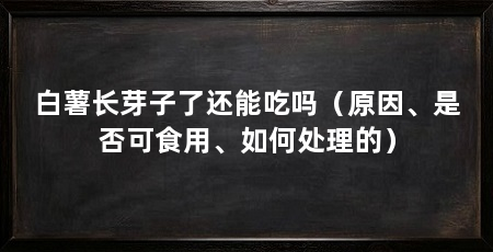 白薯长芽子了还能吃吗（原因、是否可食用、如何处理的）