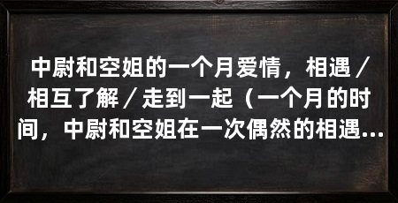 中尉和空姐的一个月爱情,相遇/相互了解/走到一起(一个月的时间,中尉和空姐在一次偶然的相遇中展开了一段爱情的旅程