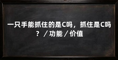 一只手能抓住的是C吗,抓住是C吗?/功能/价值