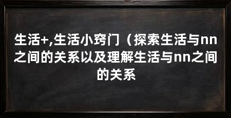 生活+,生活小窍门(探索生活与nn之间的关系以及理解生活与nn之间的关系