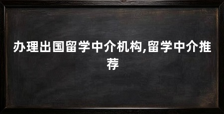 办理出国留学中介机构,留学中介推荐