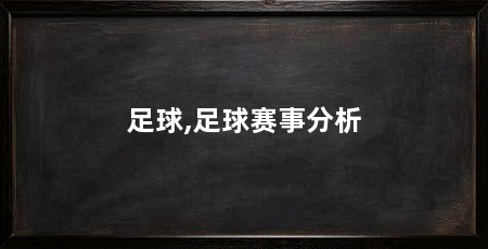 足球,足球赛事分析