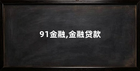 91金融,金融贷款