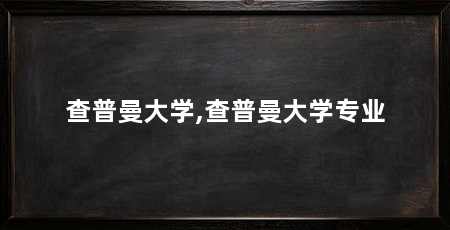 查普曼大学,查普曼大学专业