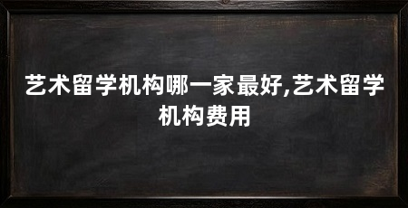 艺术留学机构哪一家最好,艺术留学机构费用