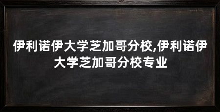 伊利诺伊大学芝加哥分校,伊利诺伊大学芝加哥分校专业