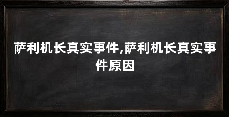 萨利机长真实事件,萨利机长真实事件原因