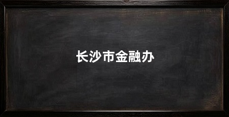 长沙市金融办