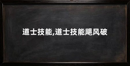 道士技能,道士技能飓风破