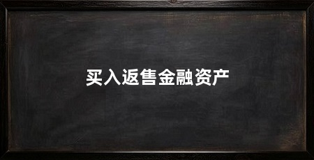 买入返售金融资产