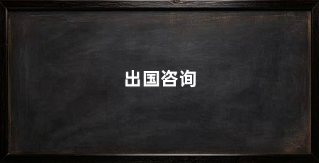 出国咨询