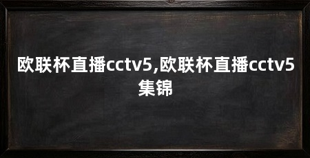 欧联杯直播cctv5,欧联杯直播cctv5集锦