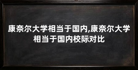 康奈尔大学相当于国内,康奈尔大学相当于国内校际对比