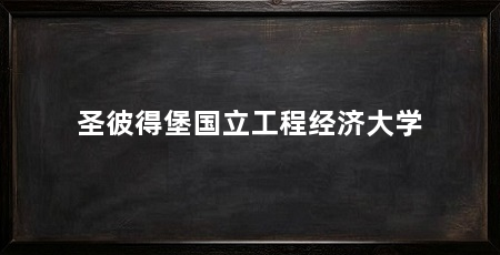 圣彼得堡国立工程经济大学