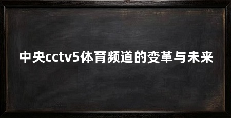 中央cctv5体育频道的变革与未来