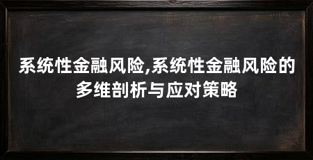 系统性金融风险,系统性金融风险的多维剖析与应对策略
