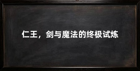 仁王，剑与魔法的终极试炼