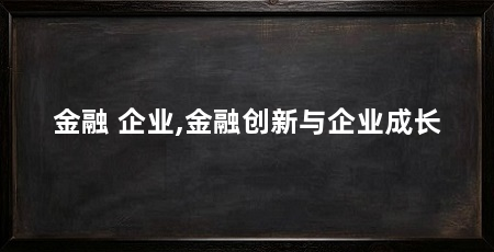 金融 企业,金融创新与企业成长